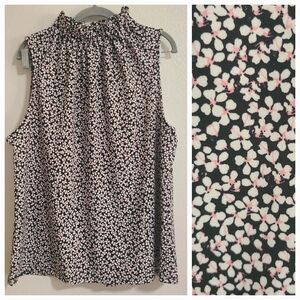 NWT Ann Taylor Floral Sleeveless Top